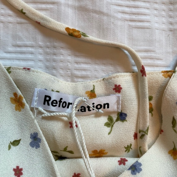 NWT Reformation Chandler Winnie Floral Mini Dress in Size Small - Picture 5 of 10